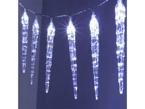Napelemes LED jégcsap fényfüzér