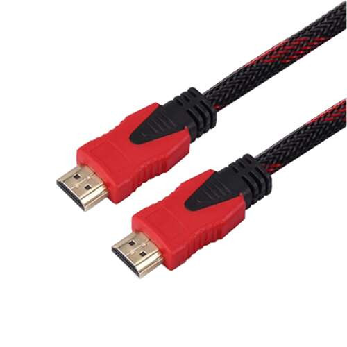 2.7 m-es nagy sebességű HDMI kábel 1.3v, HD 1080P aranyozott apa-apa csatlakozó