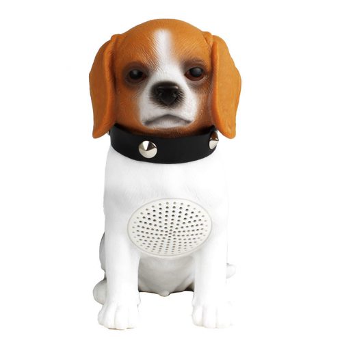 Beagle formájú, teljesen élethű Bluetooth hangszóró, zenelejátszó és FM rádió